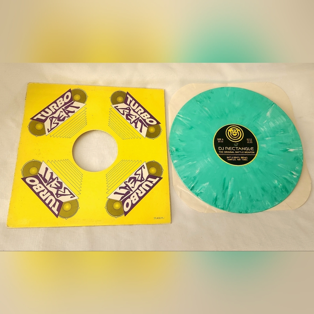 DJ Rectangle The Original Battle Weapons 12" TNT 001 002 003 Vinyl green marbled